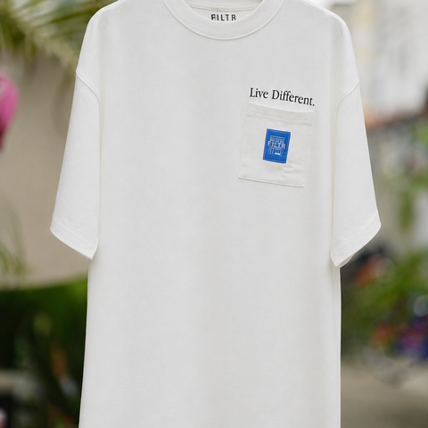 FILTR PATCH TEE - WHITE