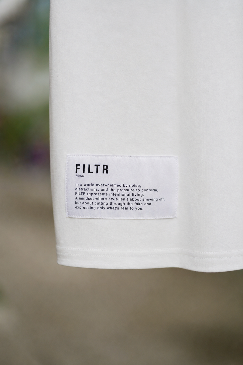 FILTR PATCH TEE - WHITE