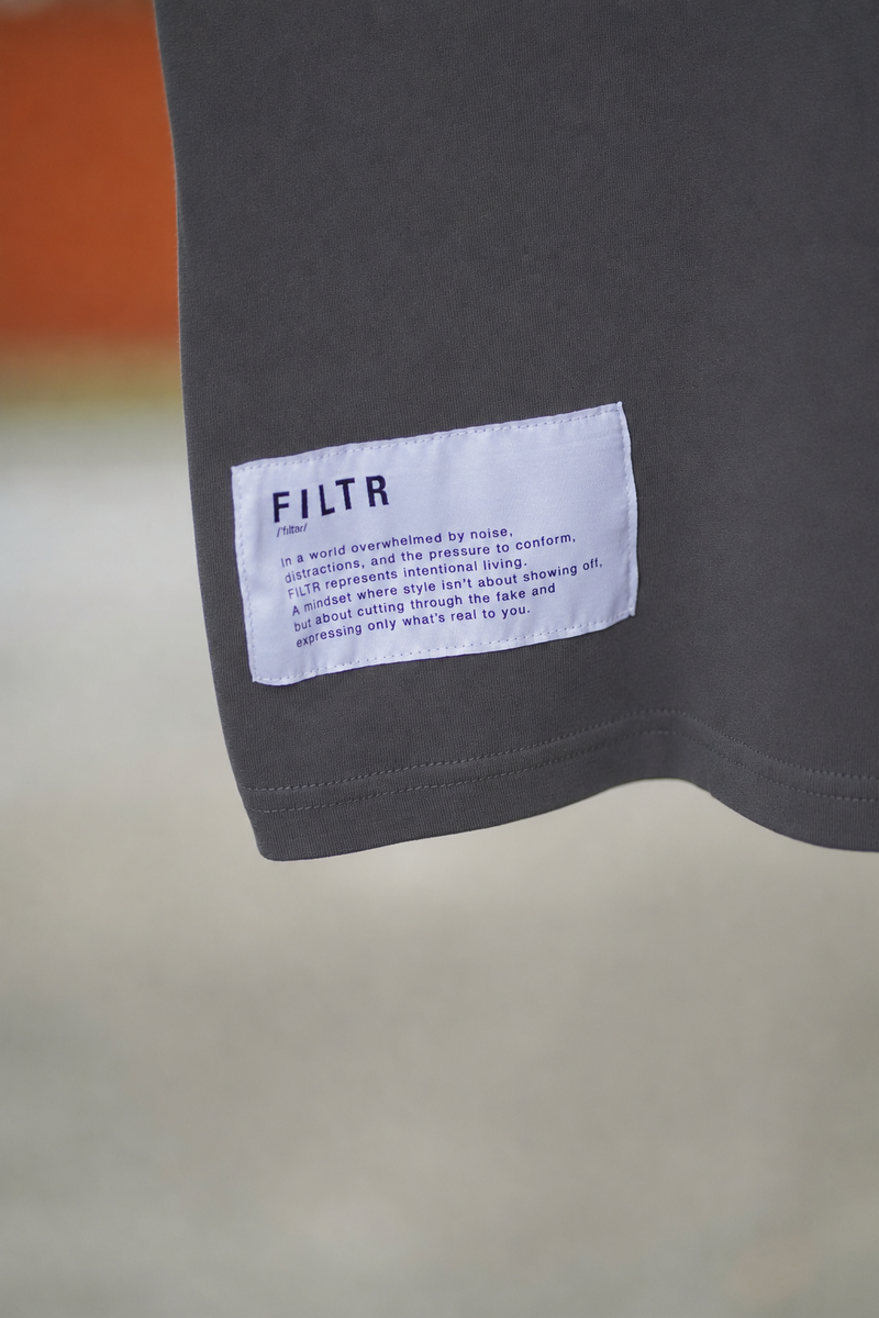 FILTR RANSOM TEE - SLATE