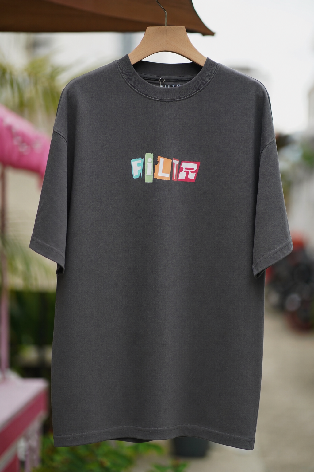 FILTR RANSOM TEE - SLATE