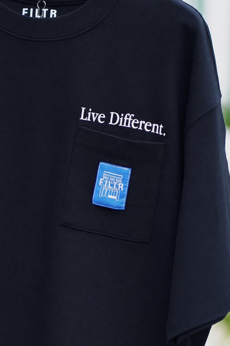 FILTR PATCH TEE - BLACK