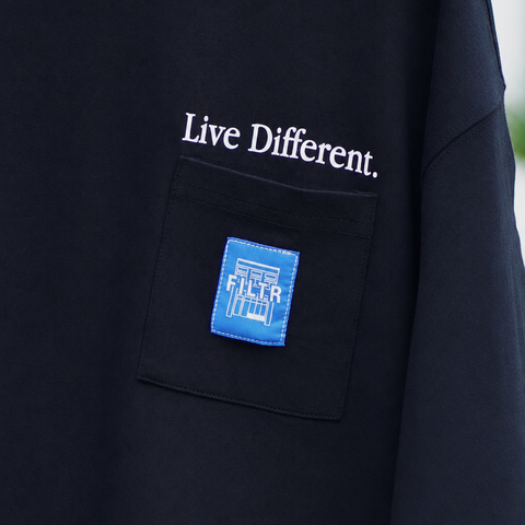 FILTR PATCH TEE - BLACK