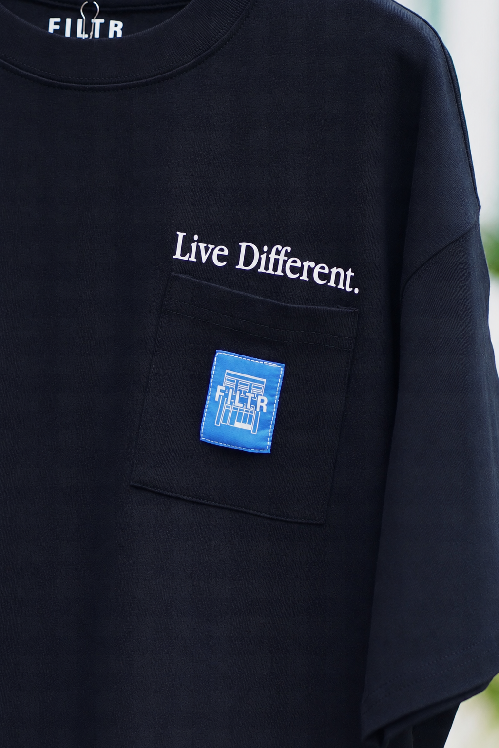 FILTR PATCH TEE - BLACK