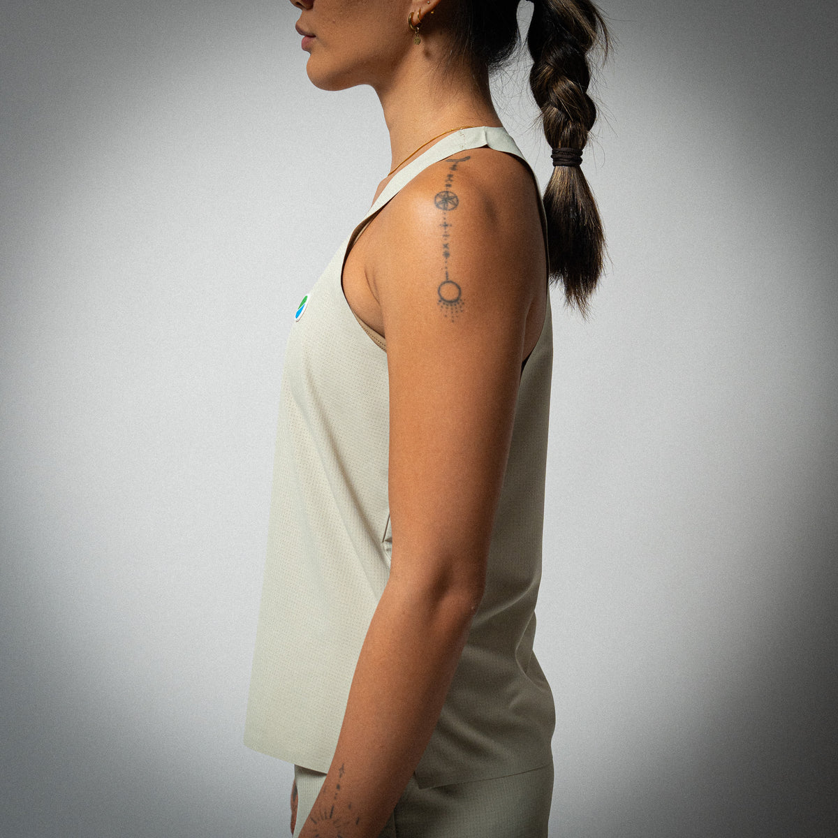 Aeria Fortis WMNS Race Tank Beige