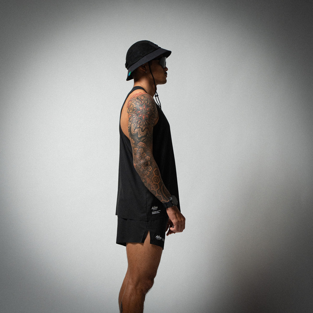 Aeria Fortis Race Shorts Black
