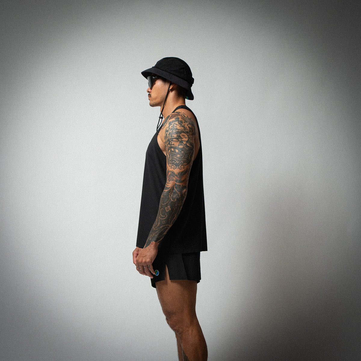 Aeria Fortis Race Tank Black
