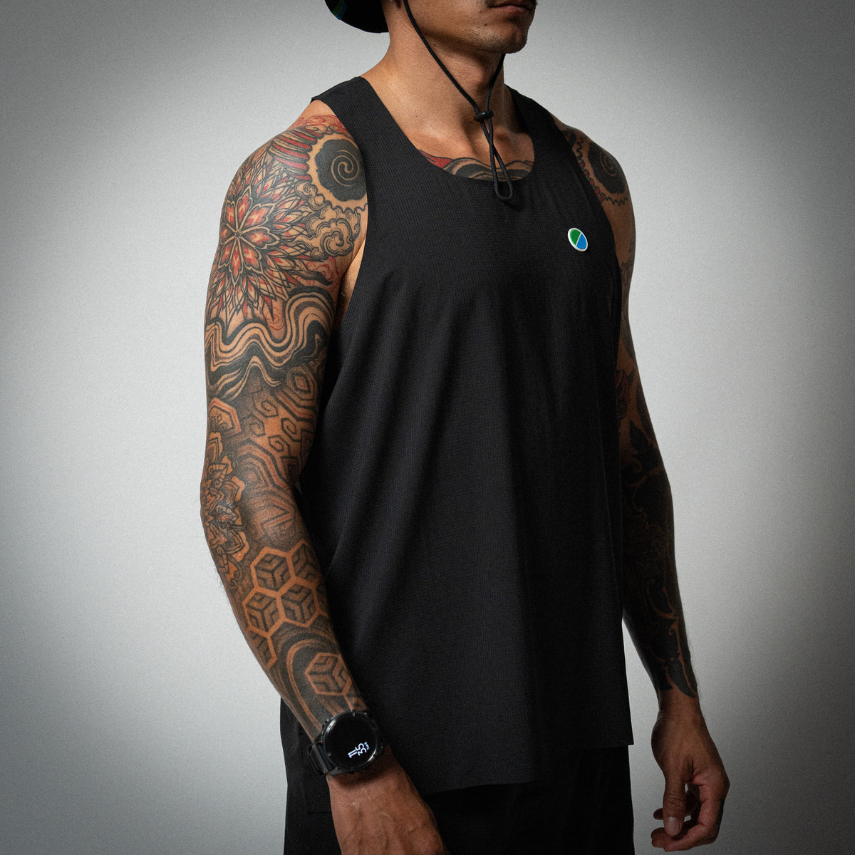 Aeria Fortis Race Tank Black