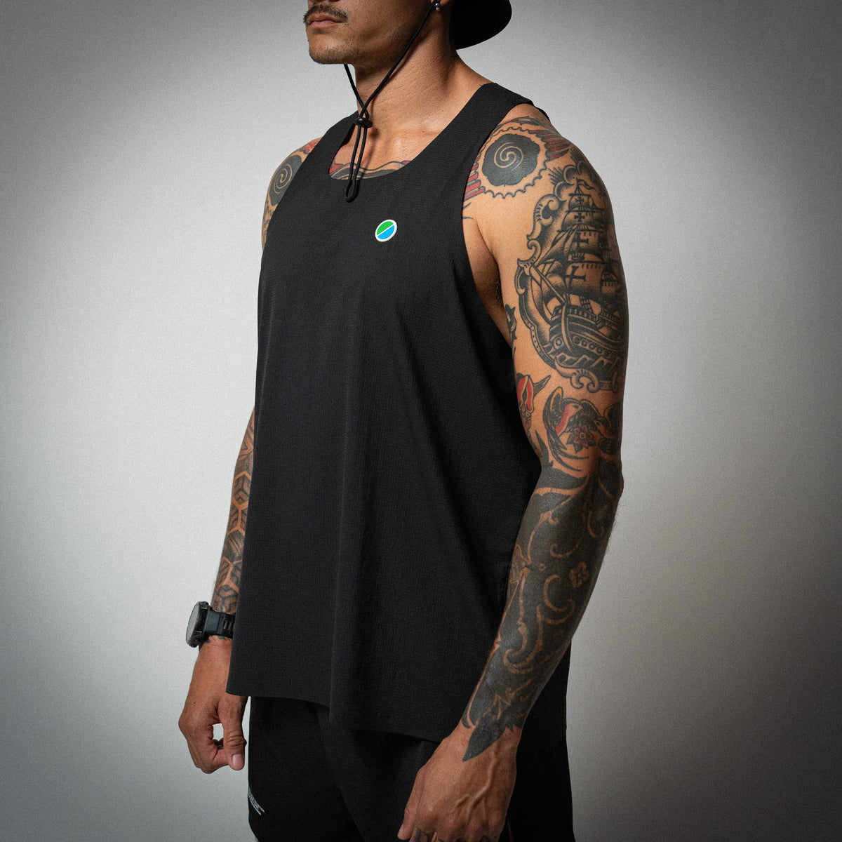 Aeria Fortis Race Tank Black