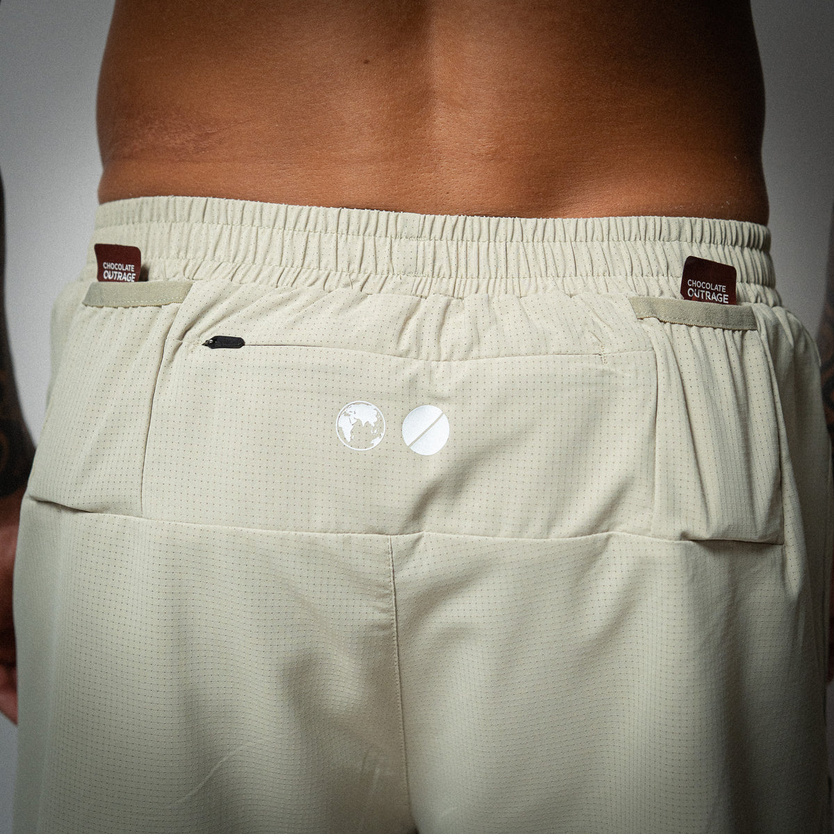 Aeria Fortis Race Shorts Beige