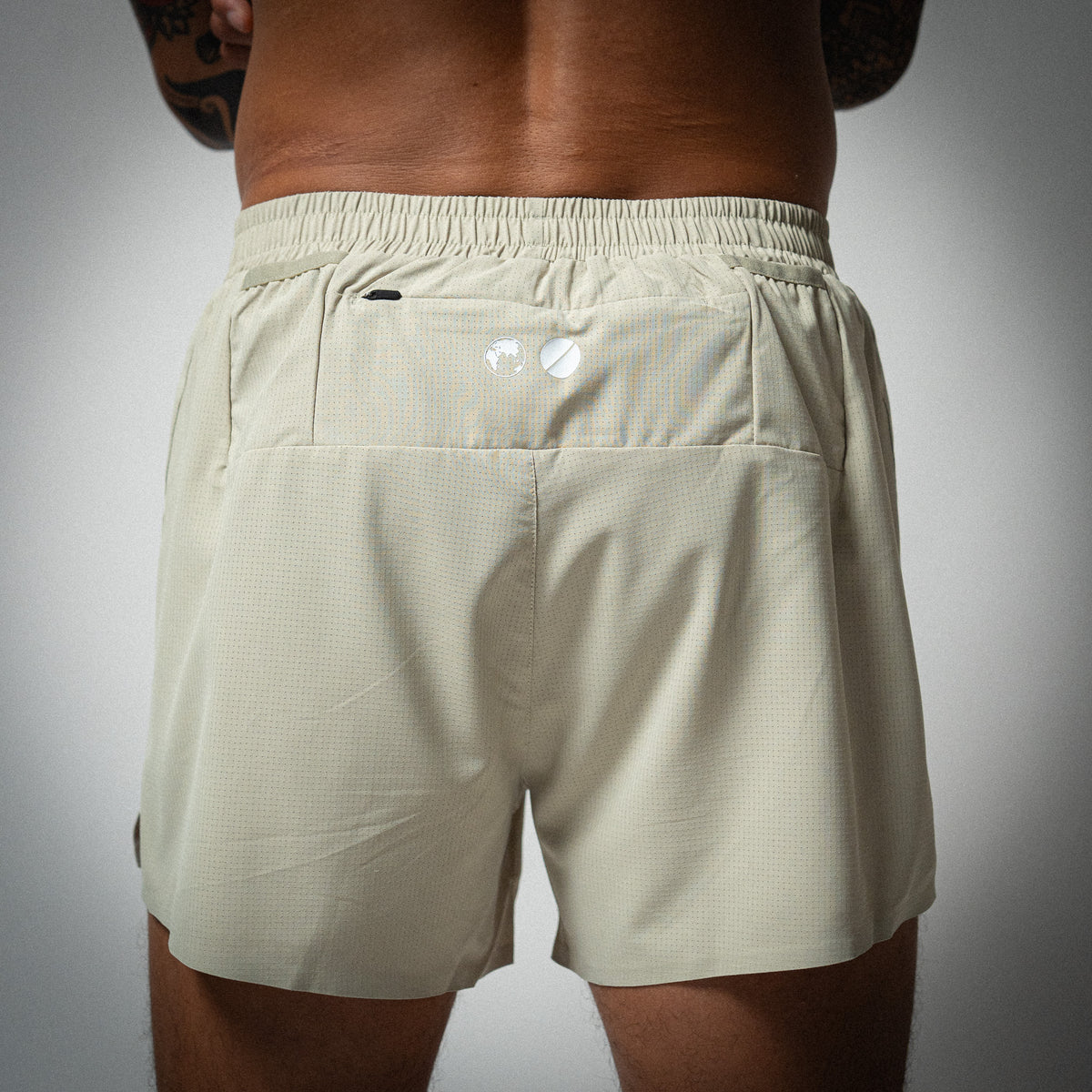Aeria Fortis Race Shorts Beige