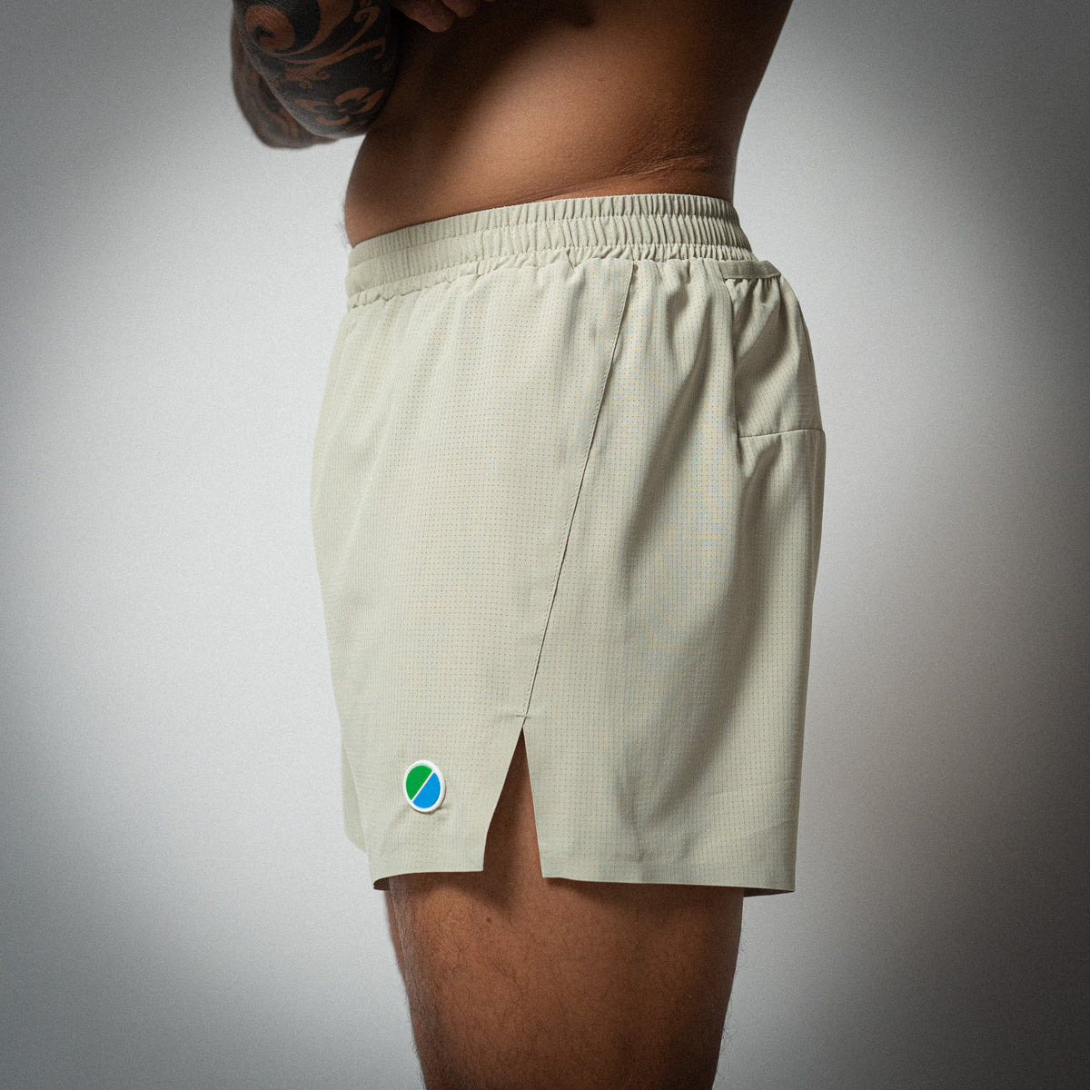 Aeria Fortis Race Shorts Beige