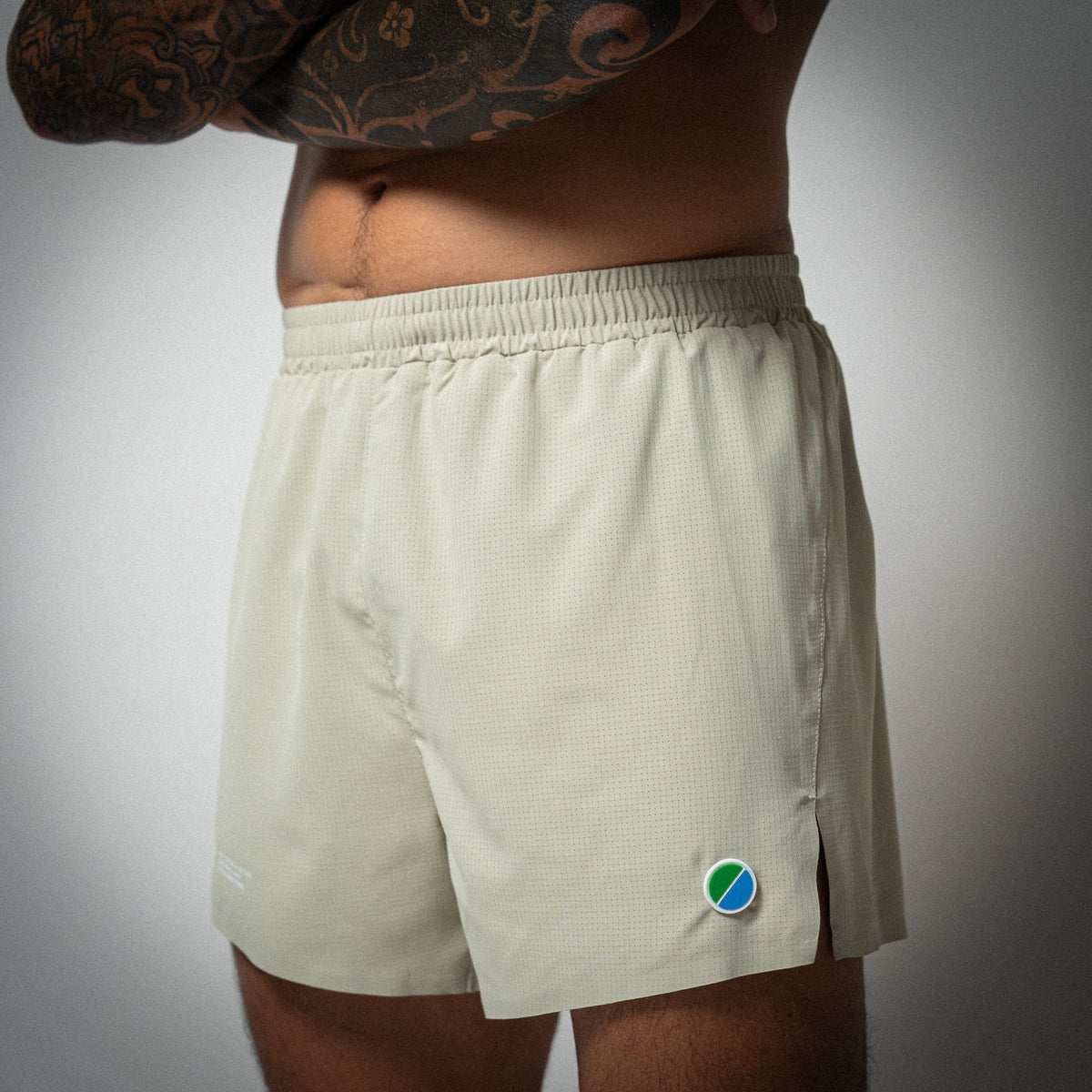 Aeria Fortis Race Shorts Beige