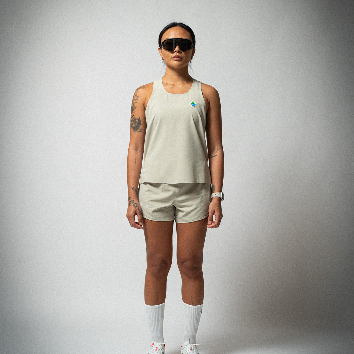 Aeria Fortis WMNS Race Tank Beige