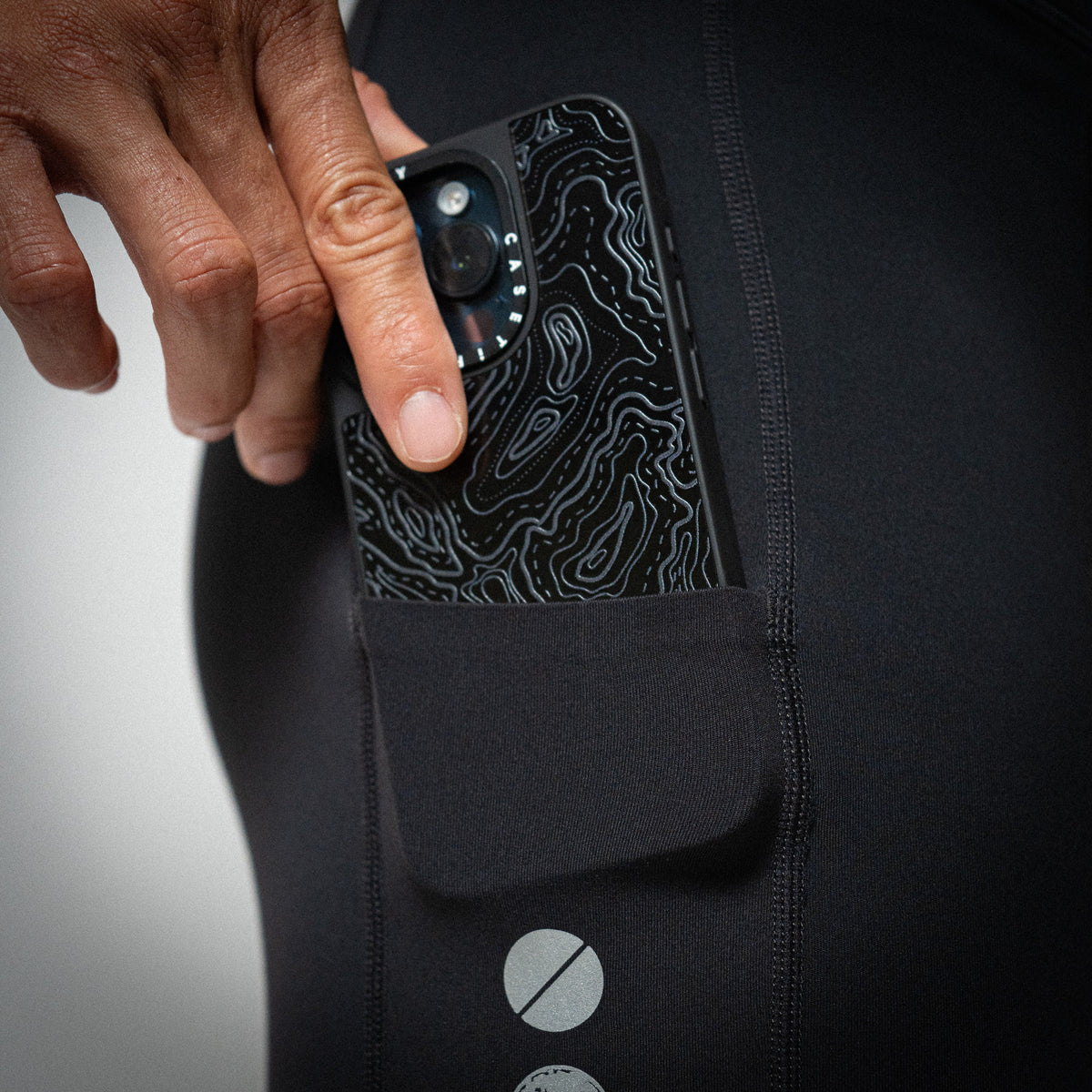 Illumi Trax Half Running Tights Black