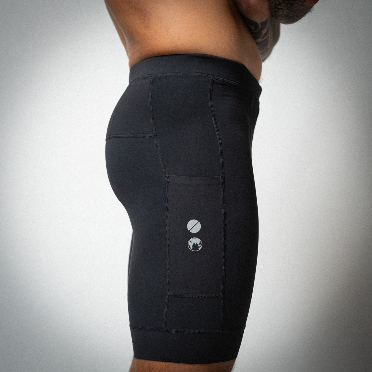 Illumi Trax Half Running Tights Black
