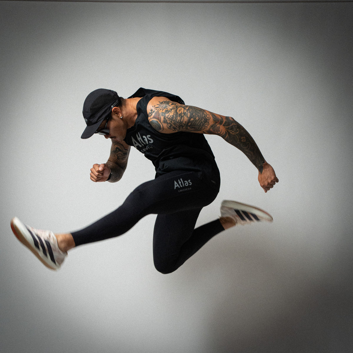Illumi Trax Full Running Tights Black