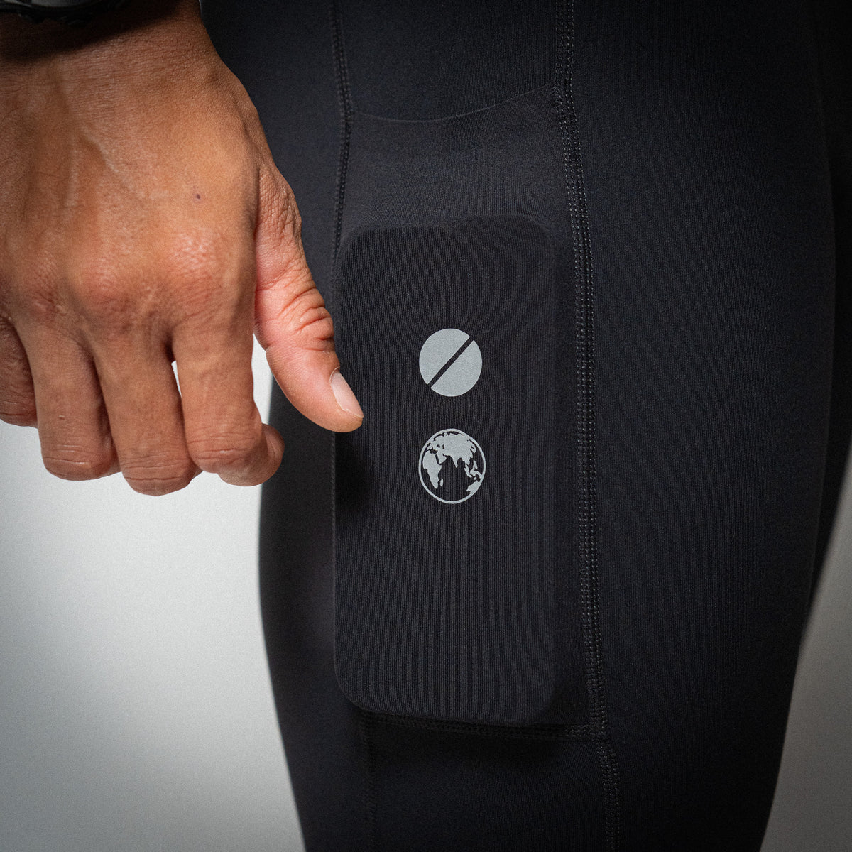 Illumi Trax Full Running Tights Black
