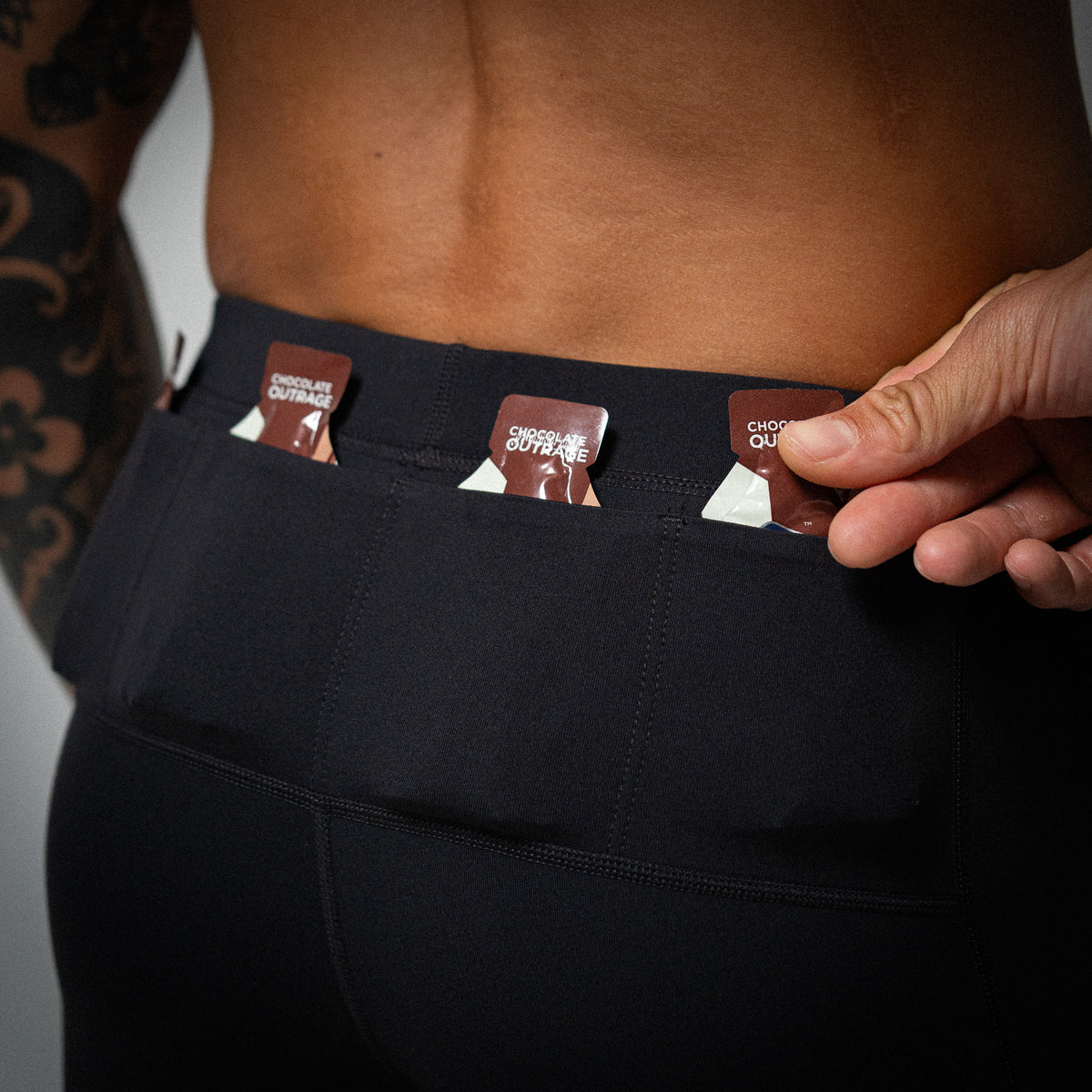 Illumi Trax Full Running Tights Black
