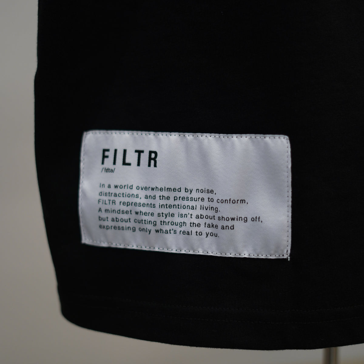 FILTR CHAPTER ONE TEE - BLACK