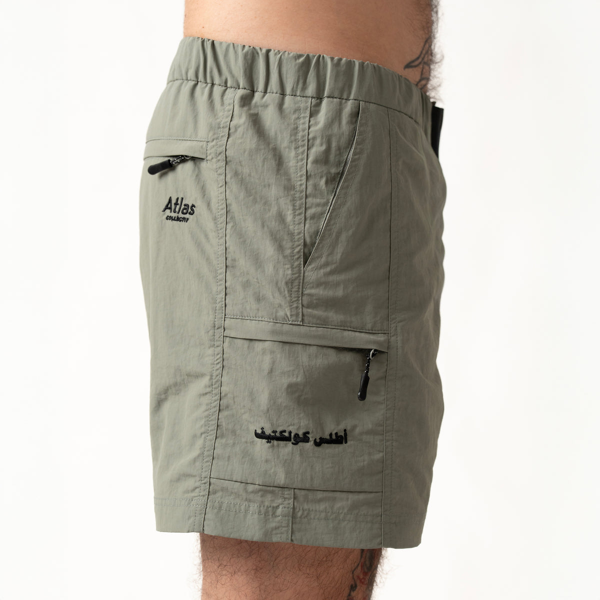 Wadi Utility Trail Running Shorts Olive