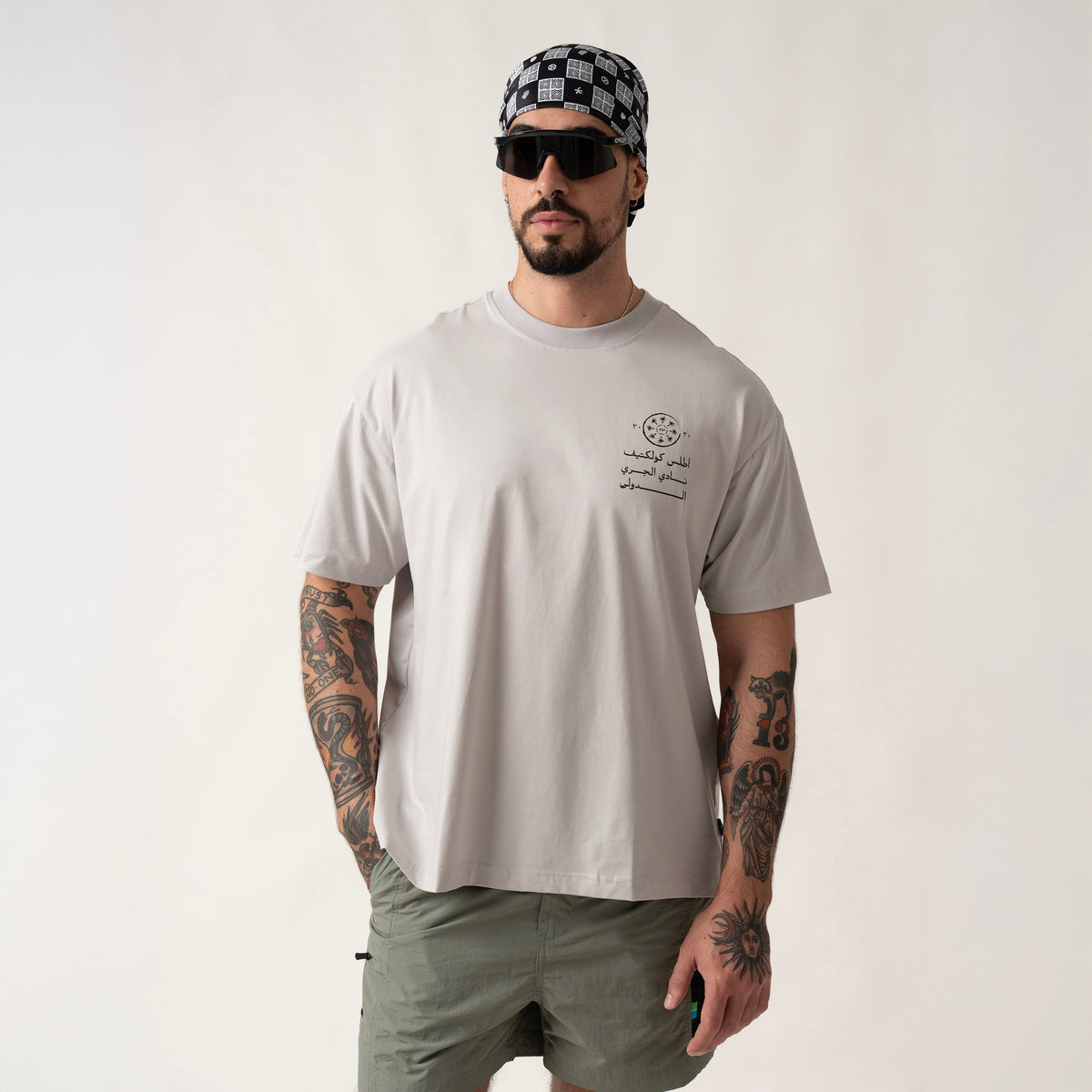 International Running Club Tee Light Grey