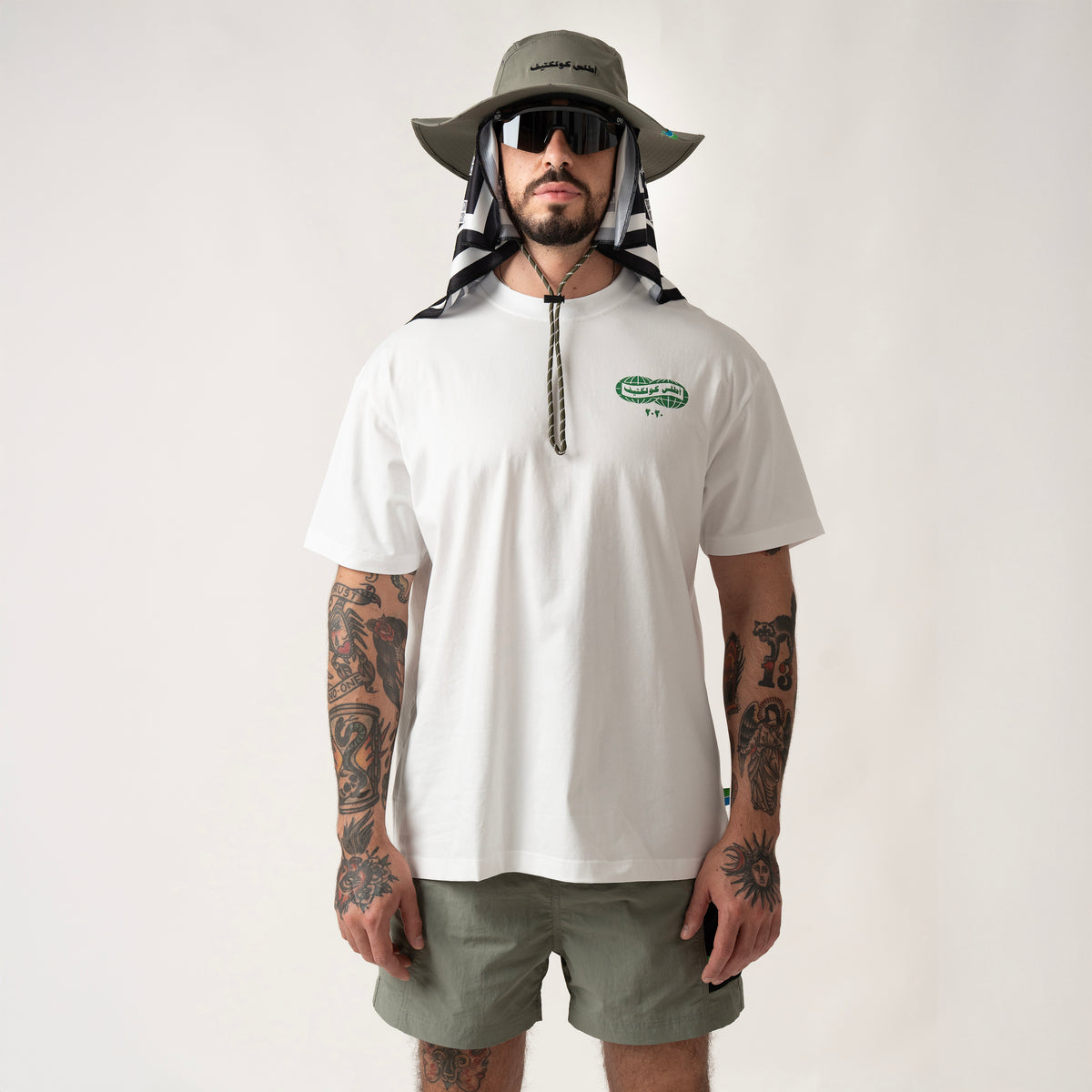 Atlas Arabic Tee White