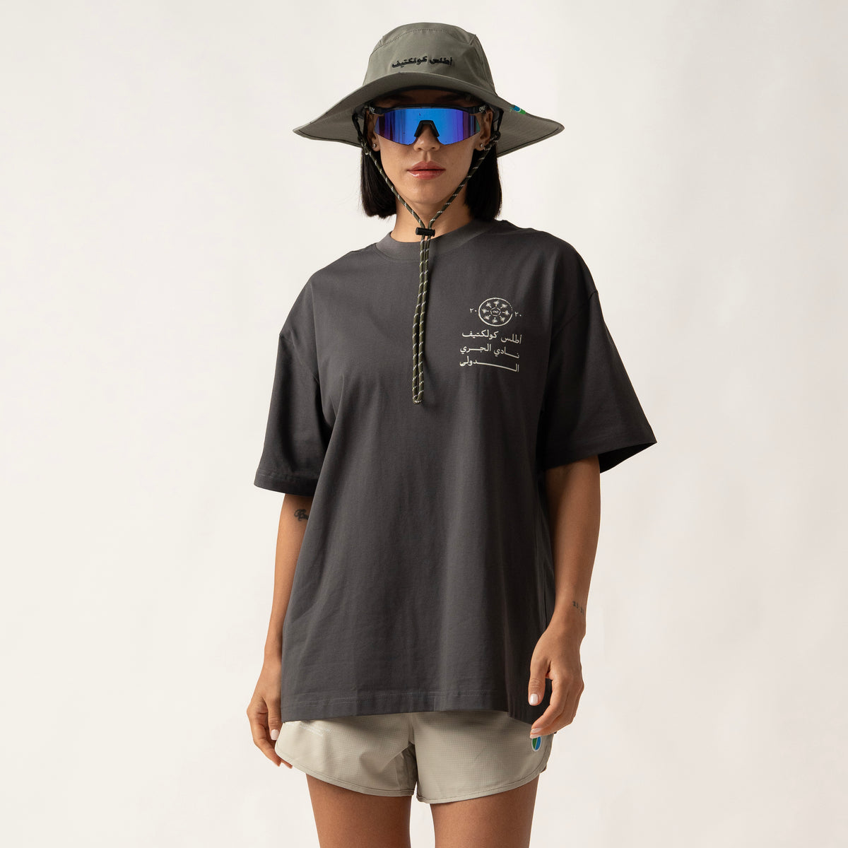 International Running Club Tee Dark Grey