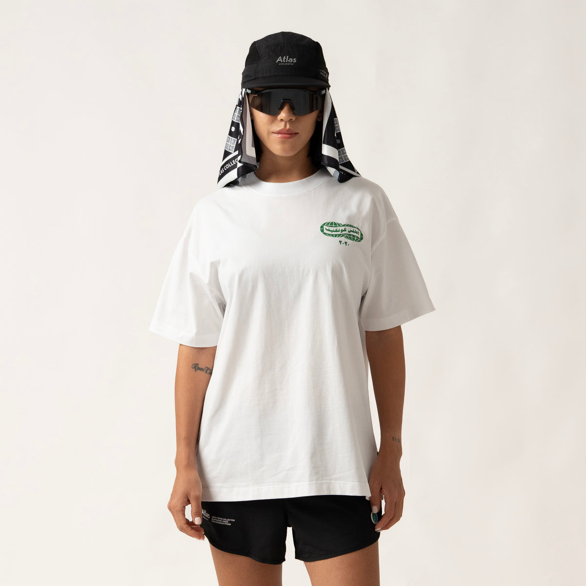Atlas Arabic Tee White