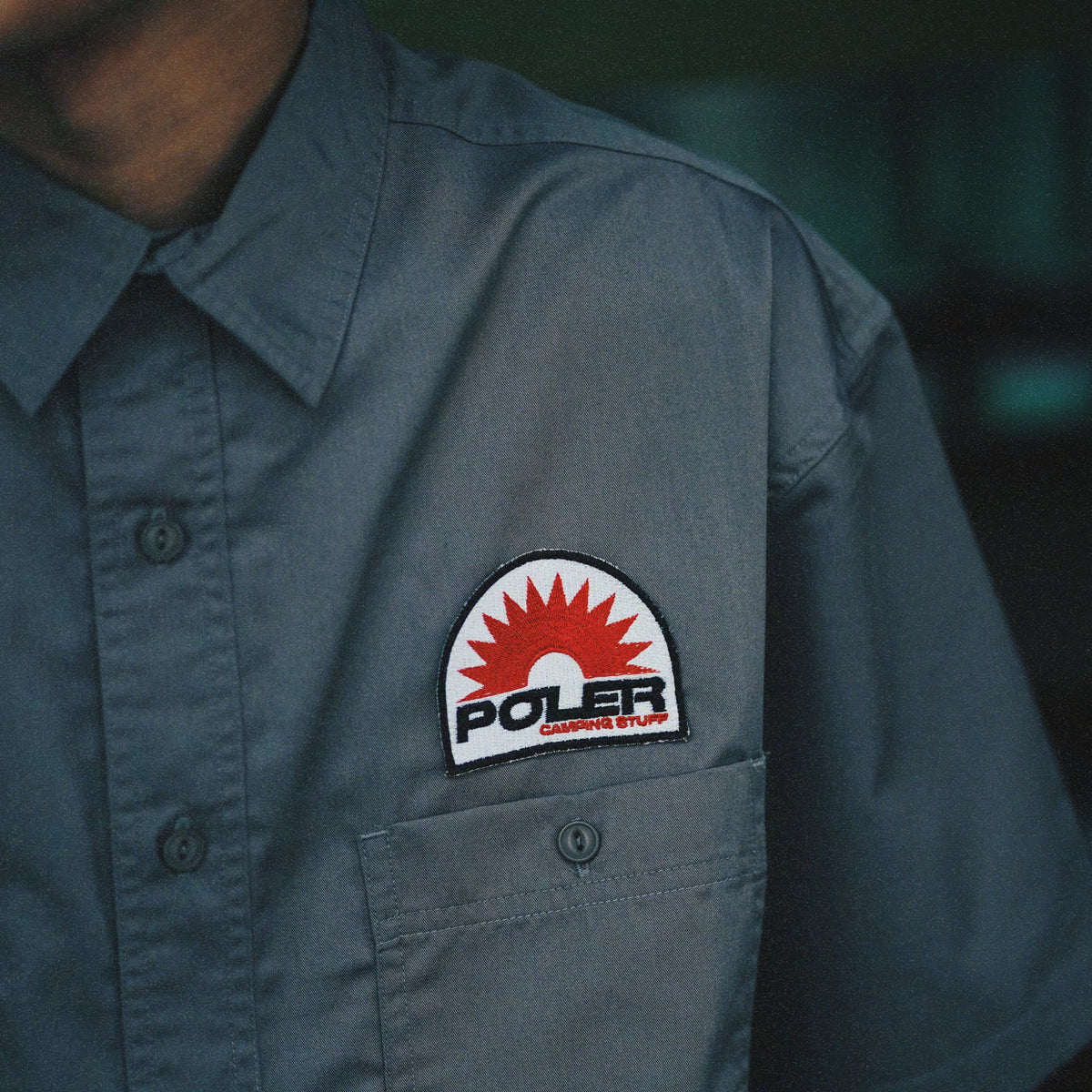 S/S RELAX WORK SHIRT - GRAY