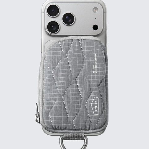 Magnetic Quilted Mini Pouch
