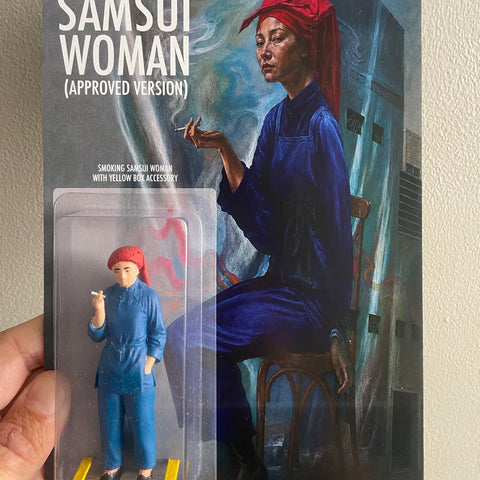 Samsui Woman with Yellow Box