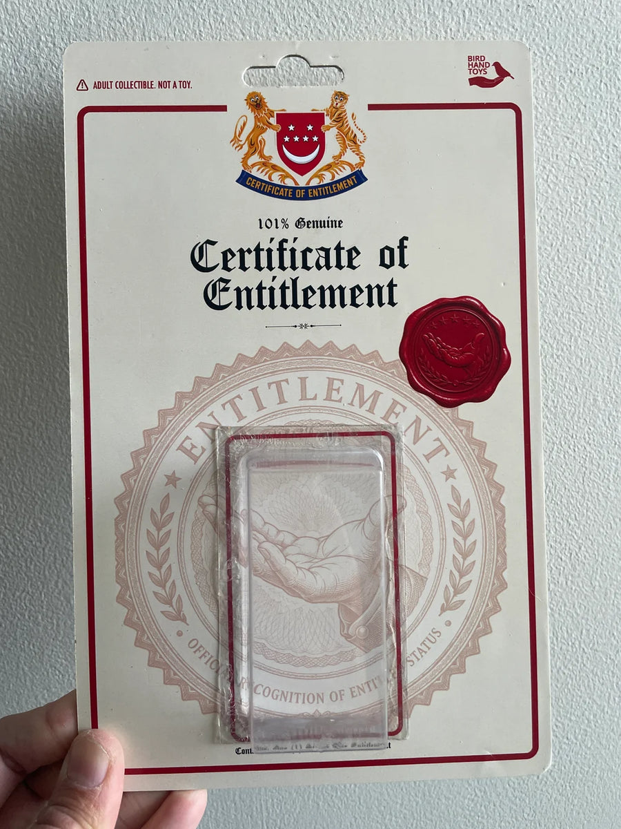 Certificate of Entitlement