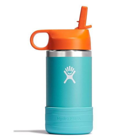 KIDS WIDE MOUTH STRAW CAP AND BOOT 12OZ