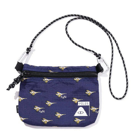STUFFABLE POUCH -NAVY PRINTING