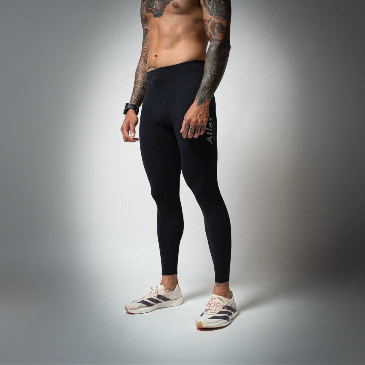 Illumi Trax Full Running Tights Black