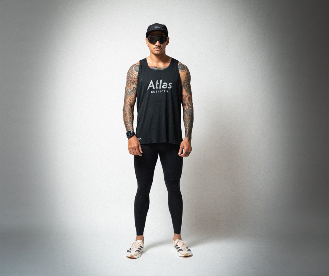 Illumi Trax Full Running Tights Black