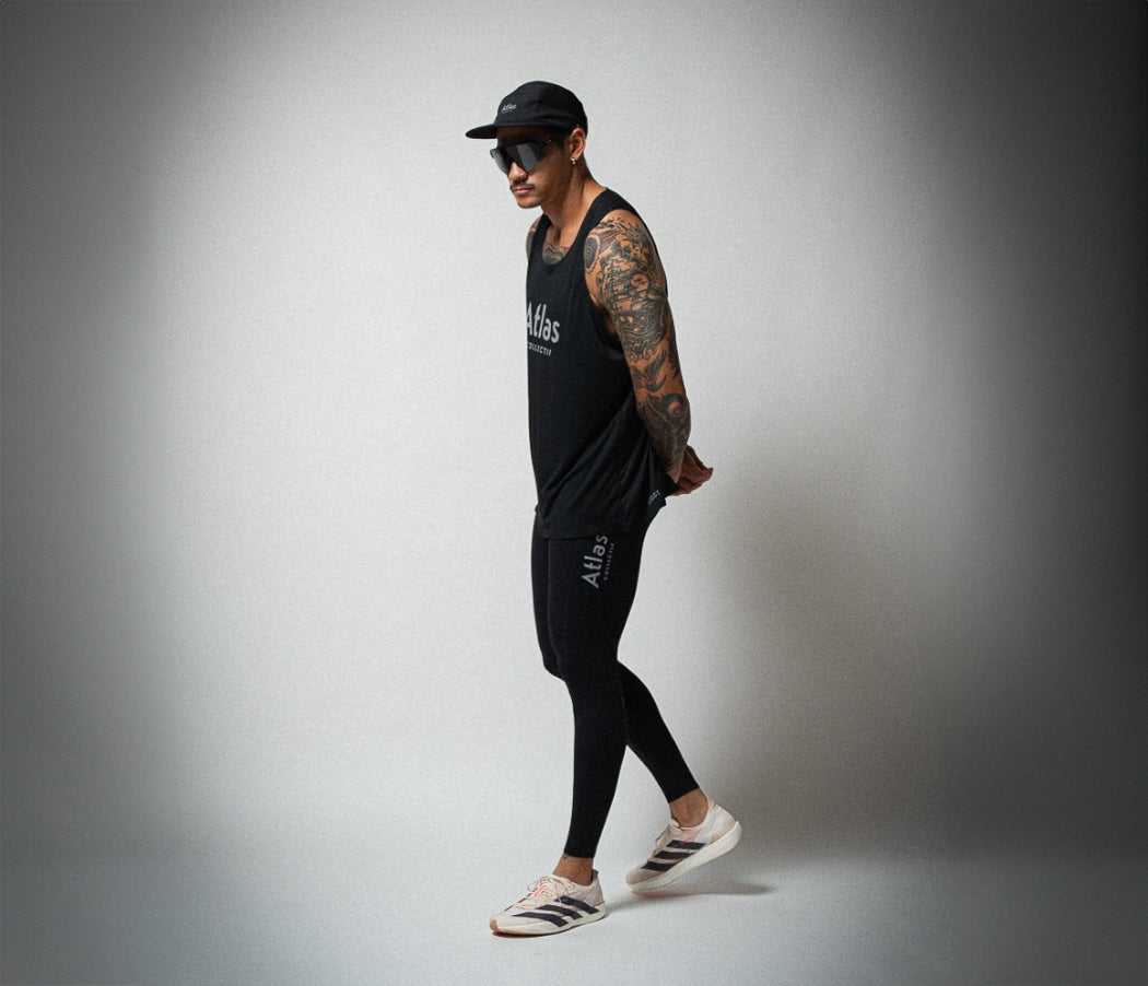 Illumi Trax Full Running Tights Black