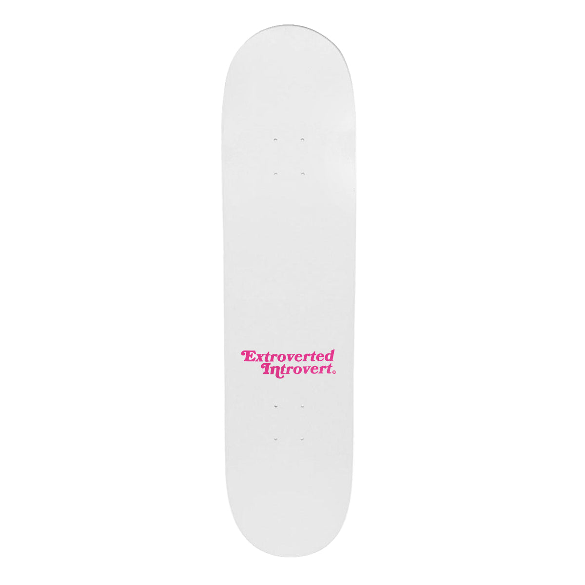 Heart Logo White Skate Stool