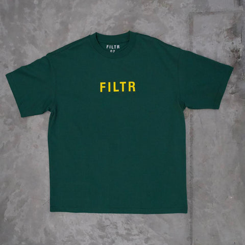 FILTR CORE TEE - FOREST GREEN
