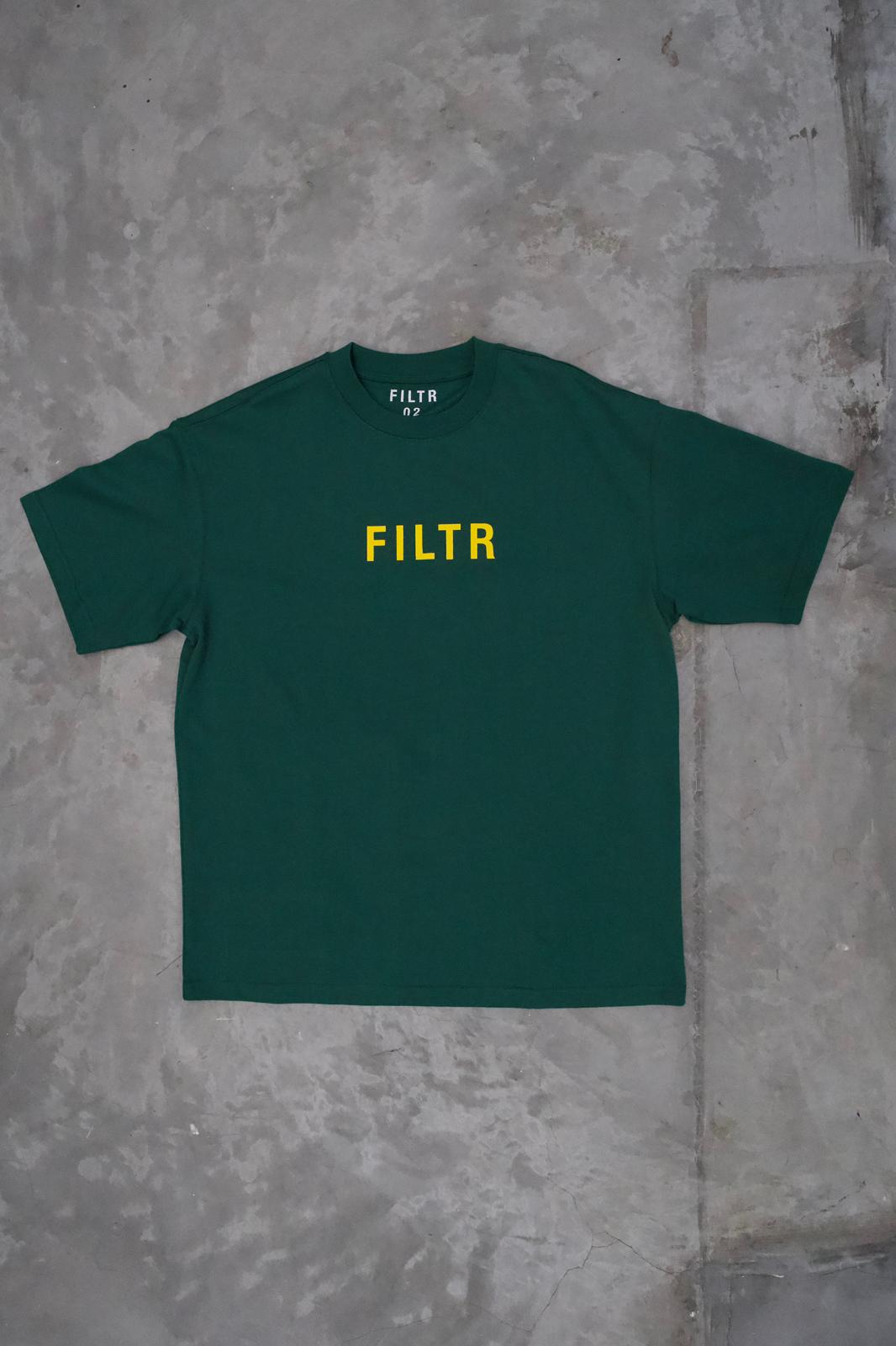 FILTR CORE TEE - FOREST GREEN