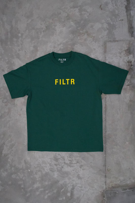 FILTR CORE TEE - FOREST GREEN