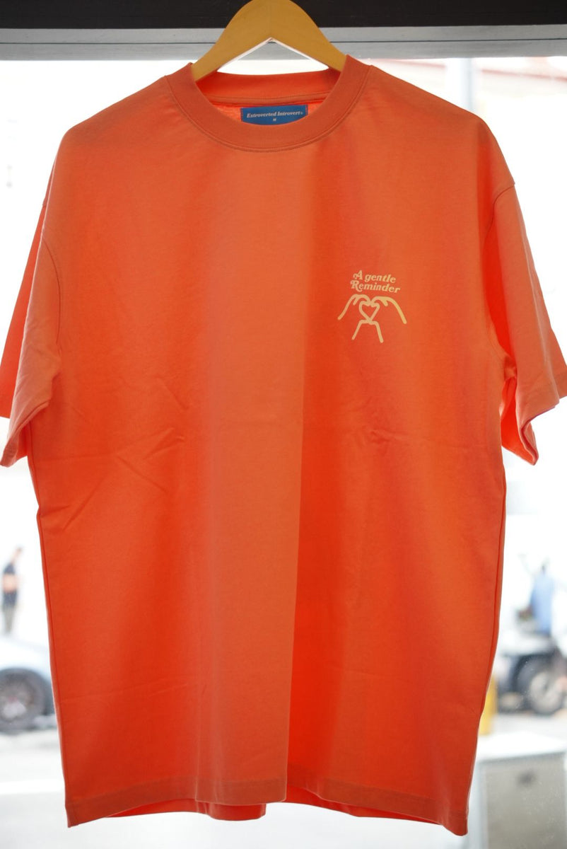 EI x Bee Hoe You Are Not Alone Oversized Tee - Orange