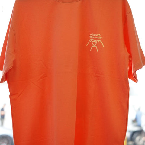 EI x Bee Hoe You Are Not Alone Oversized Tee - Orange