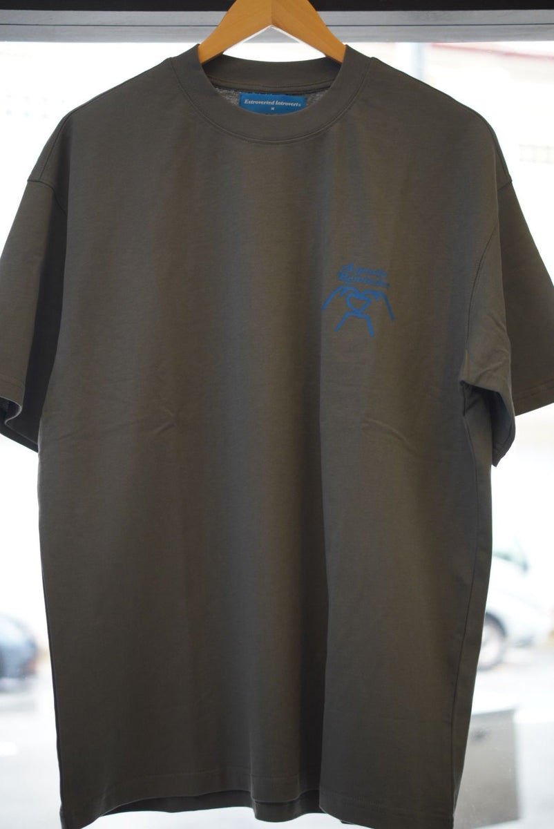 EI x Bee Hoe You Are Not Alone Oversized Tee - Olive