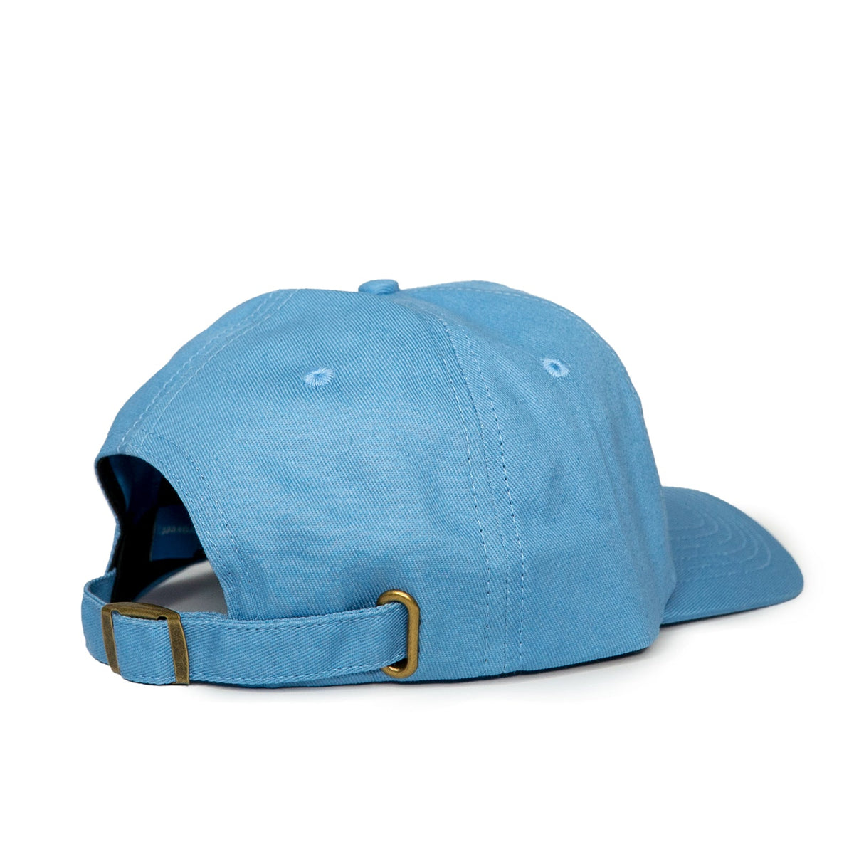 Text Logo 6 Panel Sky Blue Cap