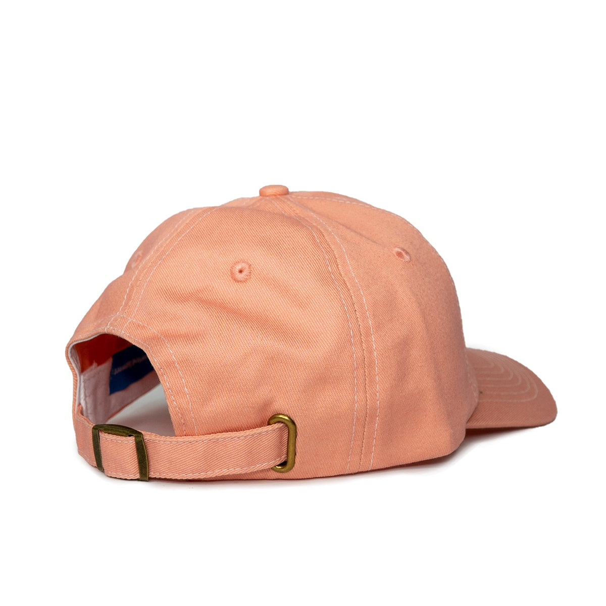 Text Logo 6 Panel Salmon Cap