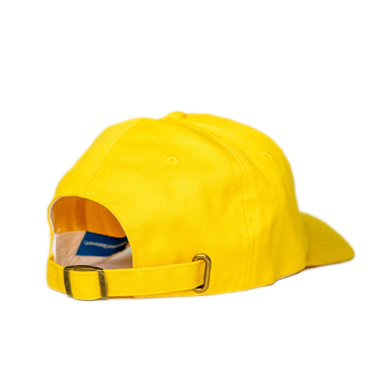Text Logo 6 Panel Yellow Cap