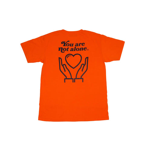 You Are Not Alone Standard Orange Tee