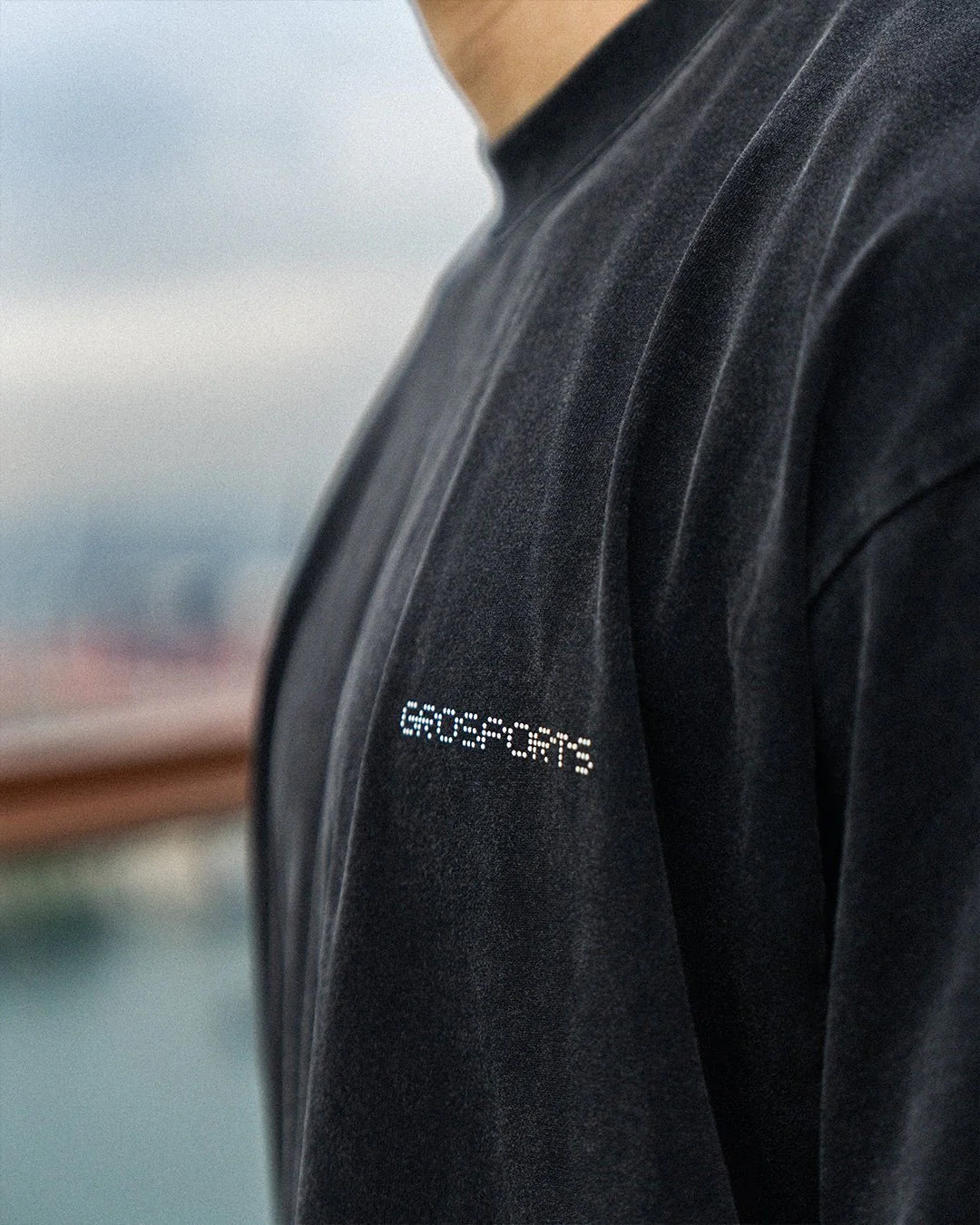 GROSPORTS Washed Active Essentials Tee - Black