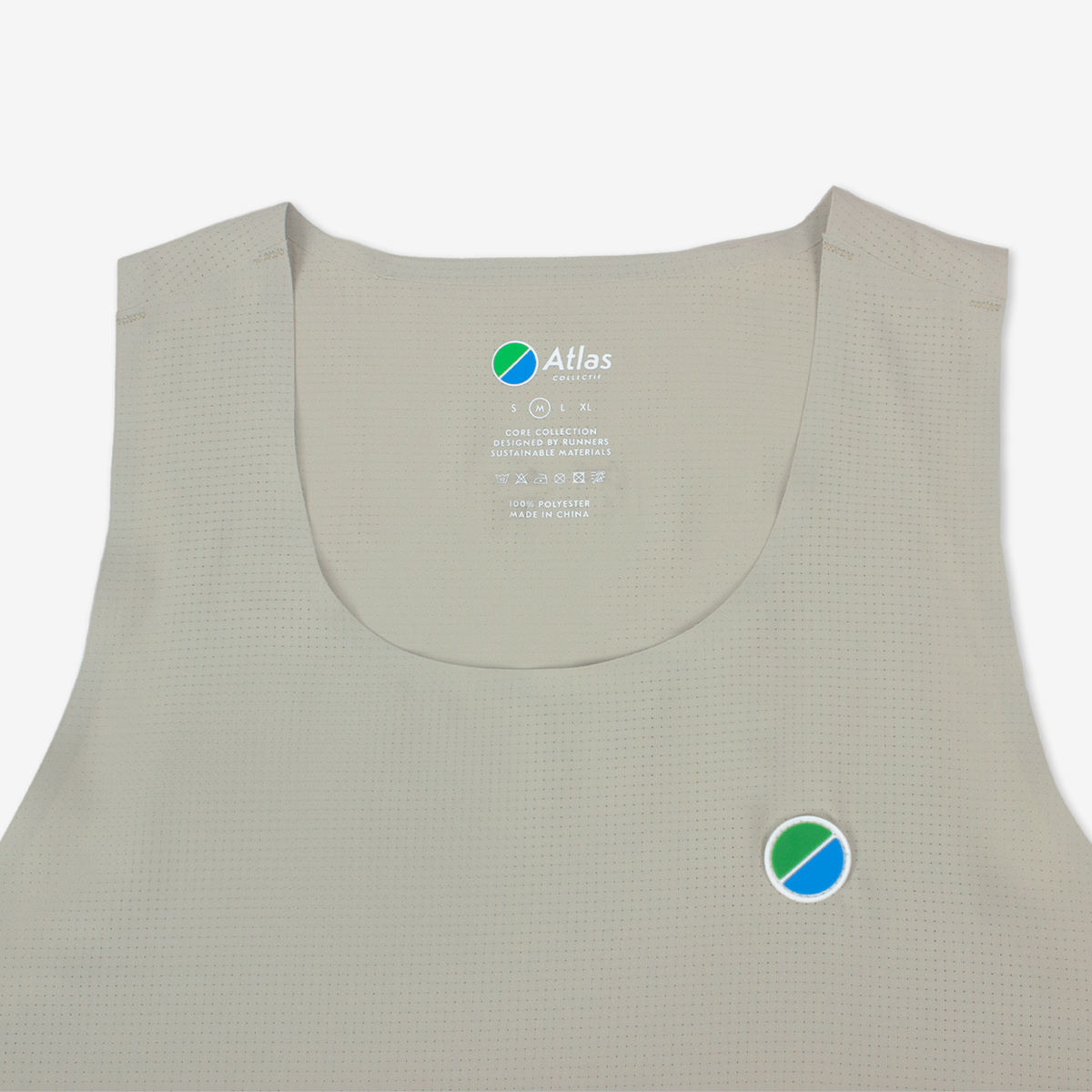 Aeria Fortis Race Tank Beige